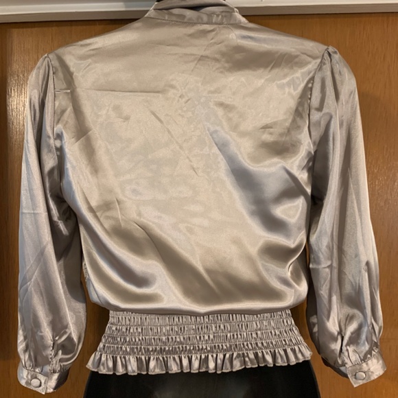 21 BRAND GREY WOVEN SHIRT SIZE S - Picture 4 of 10